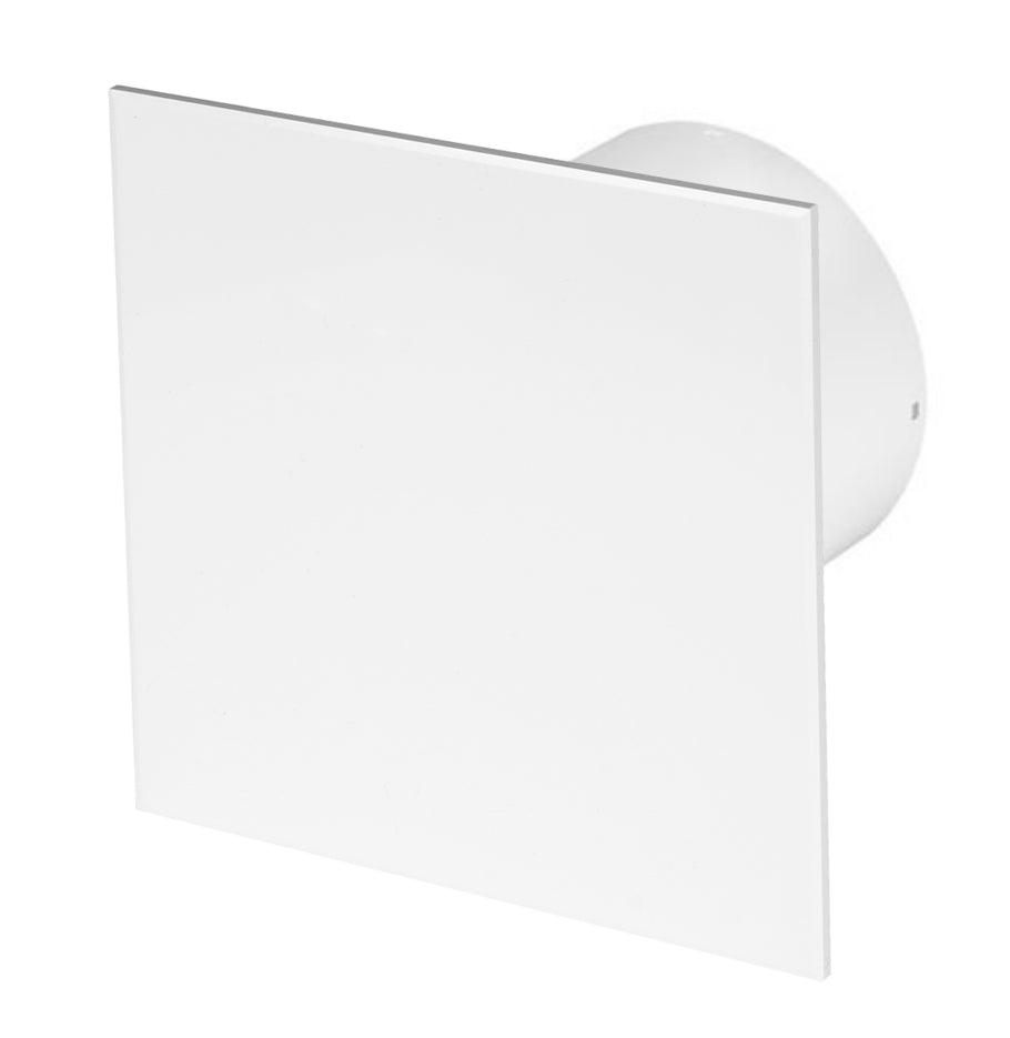 125mm Standard Extractor Fan White ABS Front Panel TRAX Wall Ceiling Ventilation