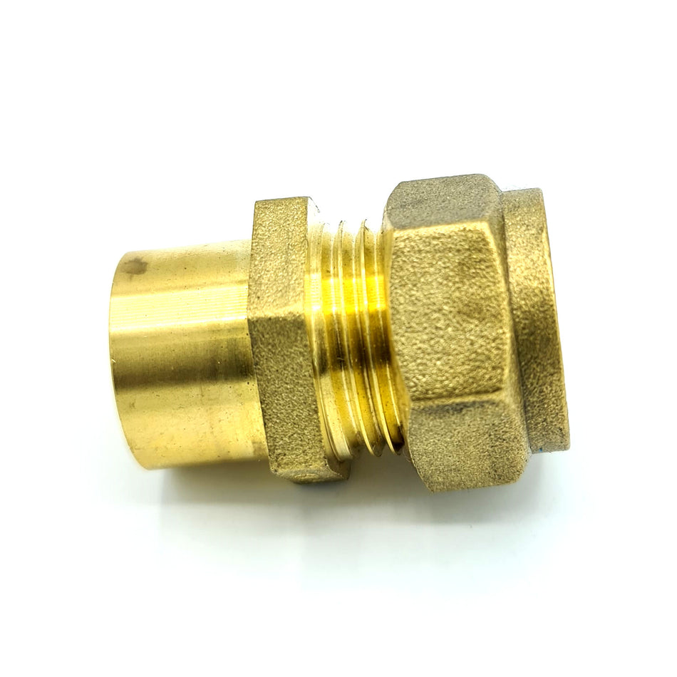 15mm x G3/8 Female Coupler Adaptor Brass Compression Fittings Straight Connector
