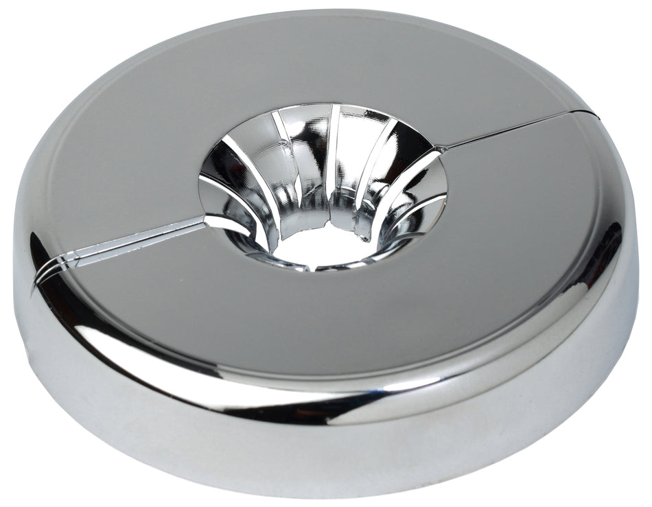 Copper Pipe Collar Front Cover Universal 12-18mm Tube Diameter Chromed PVC