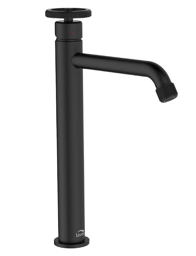 Standing Basin Tap Countertop Industrial Black Finished Brass Retro Style