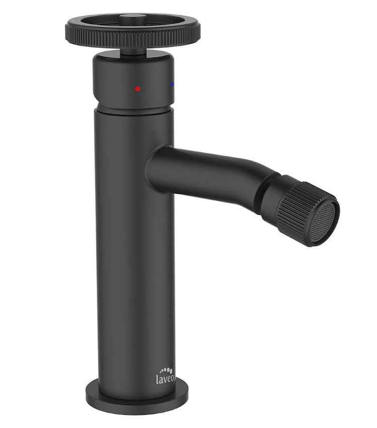 Standing Bidet Tap Industrial Black Finished Brass Retro Style Ceramic Mixer