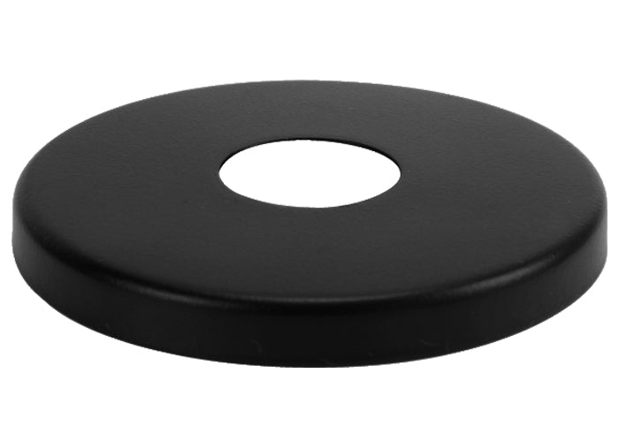 21mm 1/2" Inch BSP Black Finished Steel Valve Tap Pipe Cover Collar 8mm High