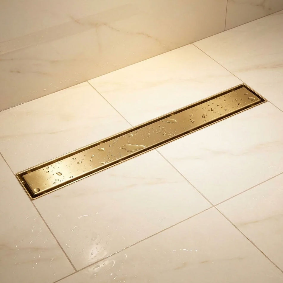 Duschrinne Gold 600mm Edelstahl