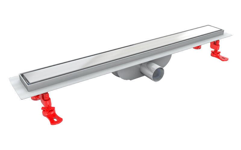 800mm Long Inox Walk-in Bathroom Floor Linear Shower Tile Mounting Channel Drain