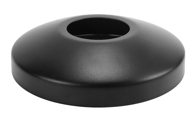 32mm Black Finished Steel Hole Collar Rose Sink Basin Drain Waste Trap Cover