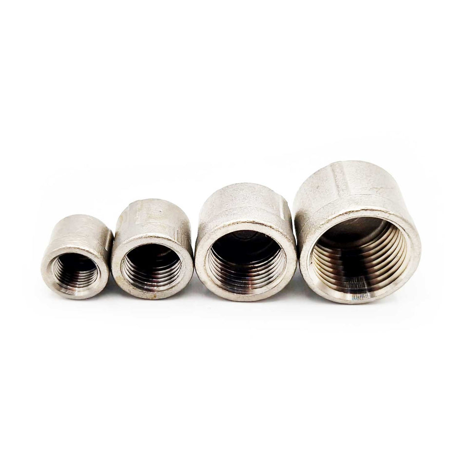 G1/8 BSP Female Round Pipe End Blanking Cap 316 Stainless Steel