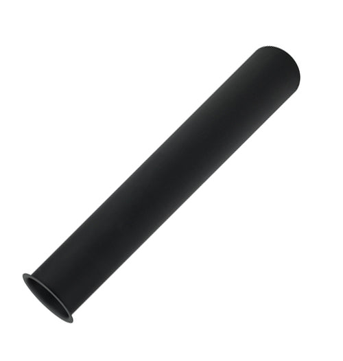 Black 250mm Long Pipe with Collar 32mm Wide Drain Waste Trap Replacement Part