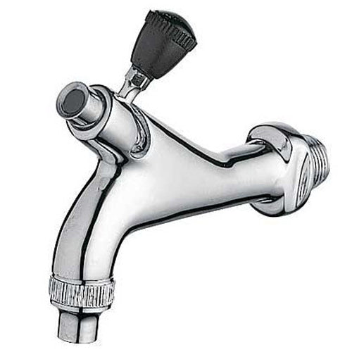 Wine Barrel Butt Tap Alcohol Pouring Chrome Plated Brass with Handle 1/2" Inch