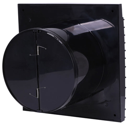 125mm Duct Size Obsidian Black Standard Ventilation Fan Air Flow Extractor