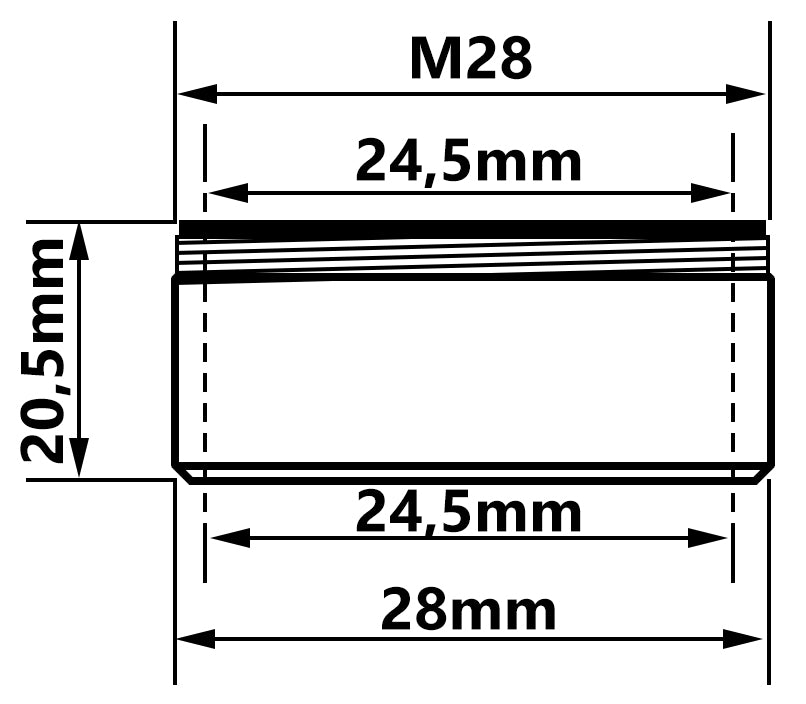 28mm Male Gold Faucet Bathroom Tap Water Saving Aerator Reductor Flow Reducer