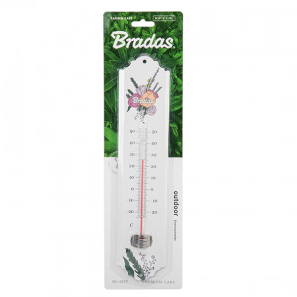 Metal 20cm Outside Window Thermometer -25/50°C Traditional Temperature Measure