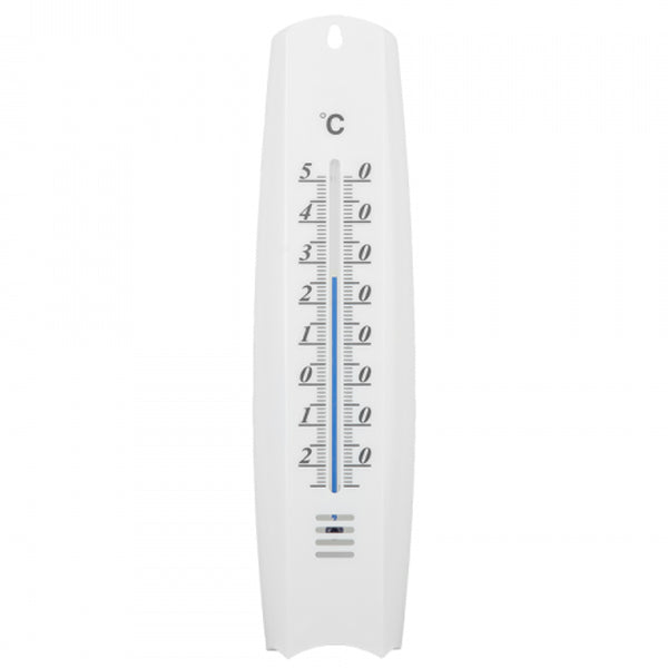 White Plastic Outside Window Thermometer -25/50°C Traditional Temperature Measure
