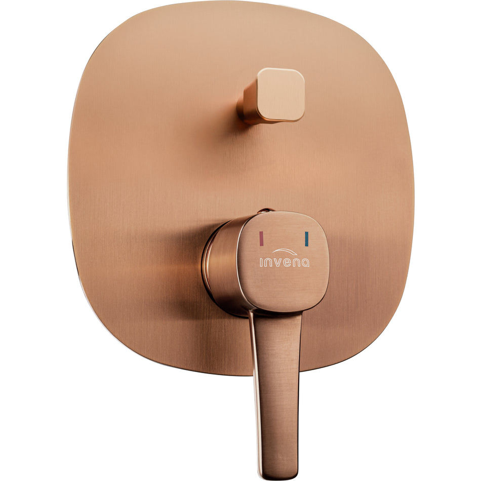 Concealed Copper Shower Set Rainfall Wallmounted Set with Handshower GLAMOUR