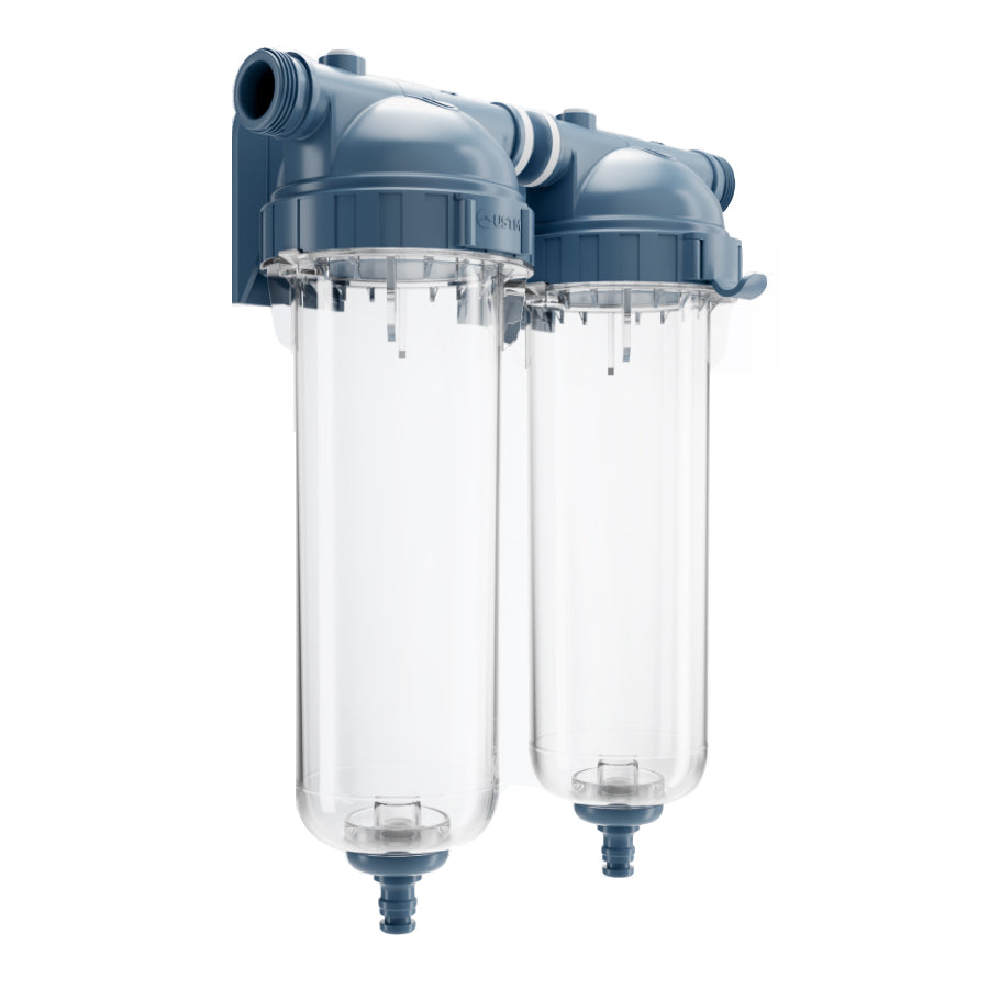 1 Inch Double 10" Filter Housing Two Stage Water Filtration System