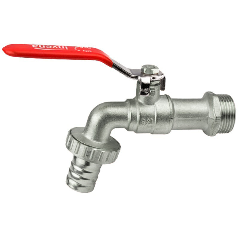 3/4 Inch Garden Tap Qoarter Turn Water Lever Type Valve Red Handle
