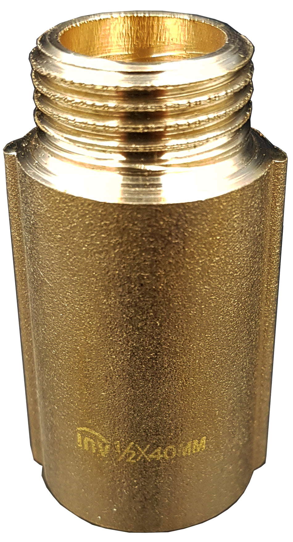 40mm x 1/2 Inch Tap Pipe Thread Extension Female x Male Cast Iron Brass Extender
