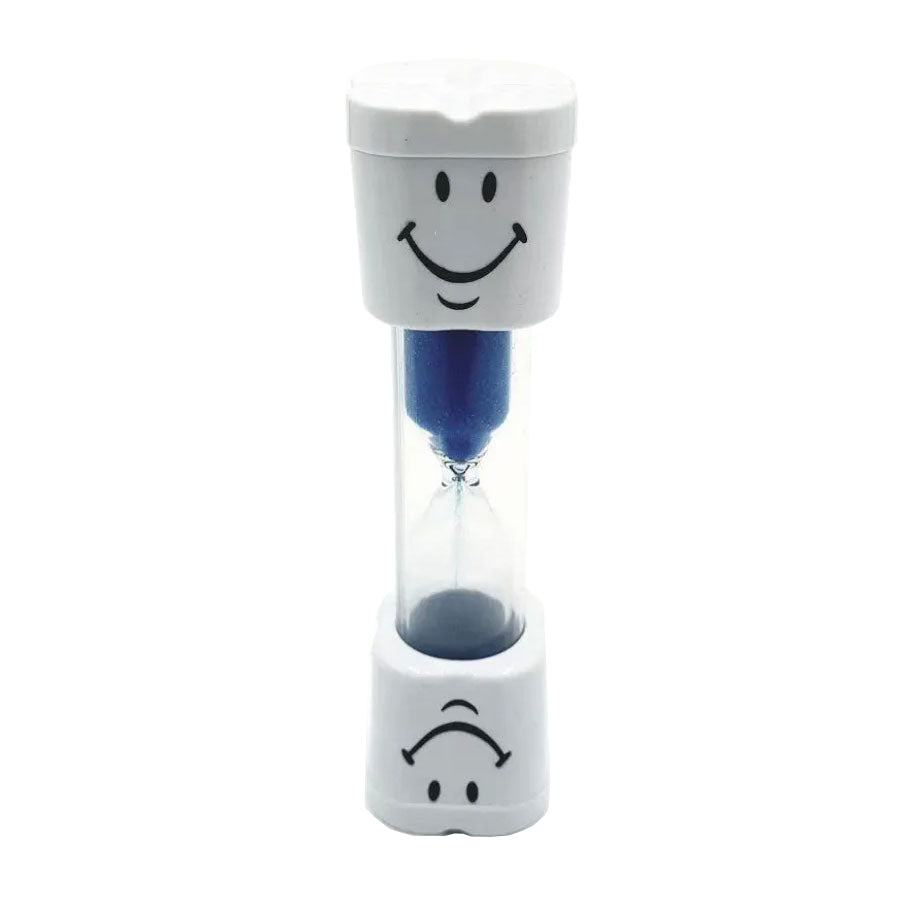 Blue Sand Hourglass 3 Minute Kids Tooth Brushing Timer