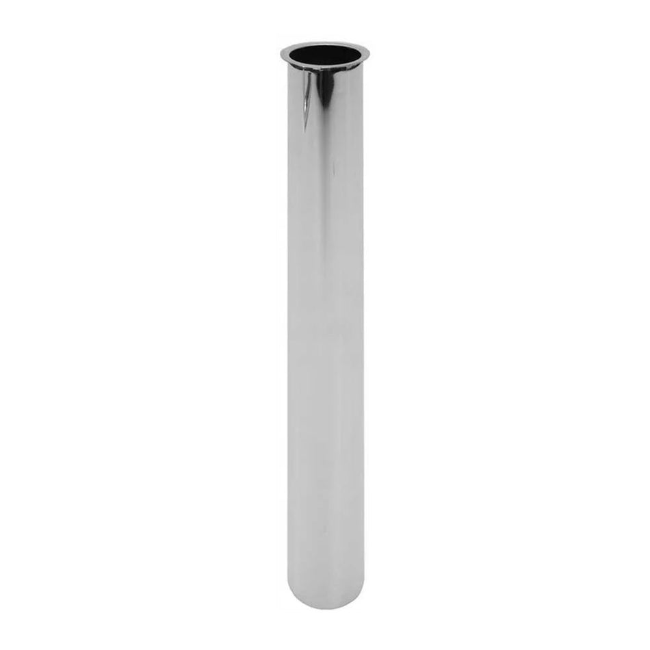 Straight Pipe with Collar 32mm Drain Waste Trap Chrome Replacement 300mm Long
