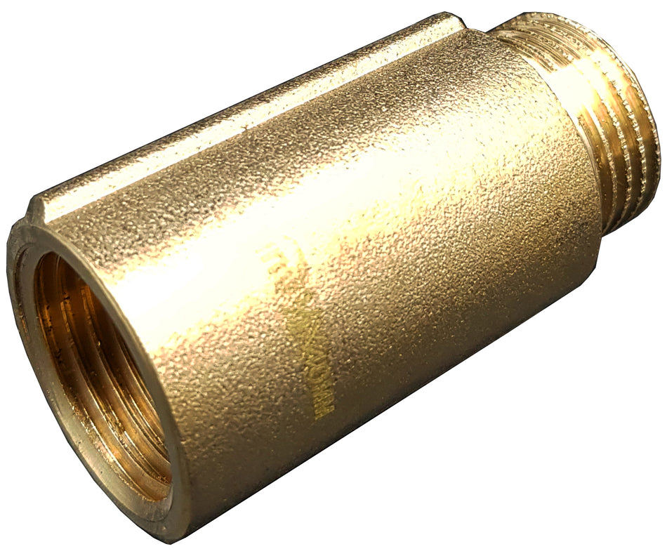 40mm x 1/2 Inch Tap Pipe Thread Extension Female x Male Cast Iron Brass Extender
