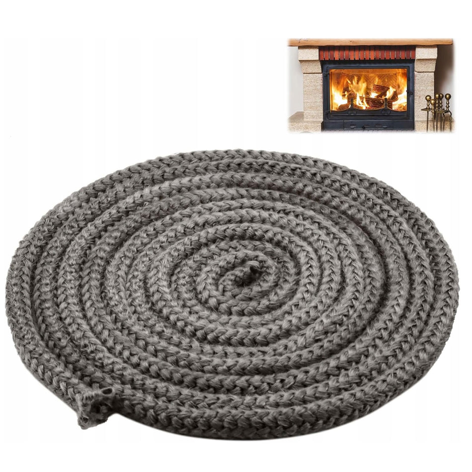 5m Heat Resistant Stove And Fire Rope For Wood Burning Stove Doors Flue Seal